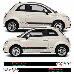 Fiat 500 ABARTH Stripes ADHESIVOS