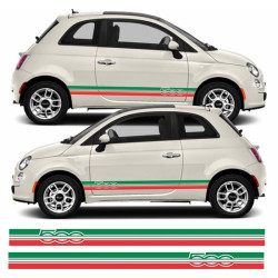 Fiat 500 ABARTH Stripes DECALS