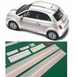 Fiat 500 ABARTH Stripes DECALS