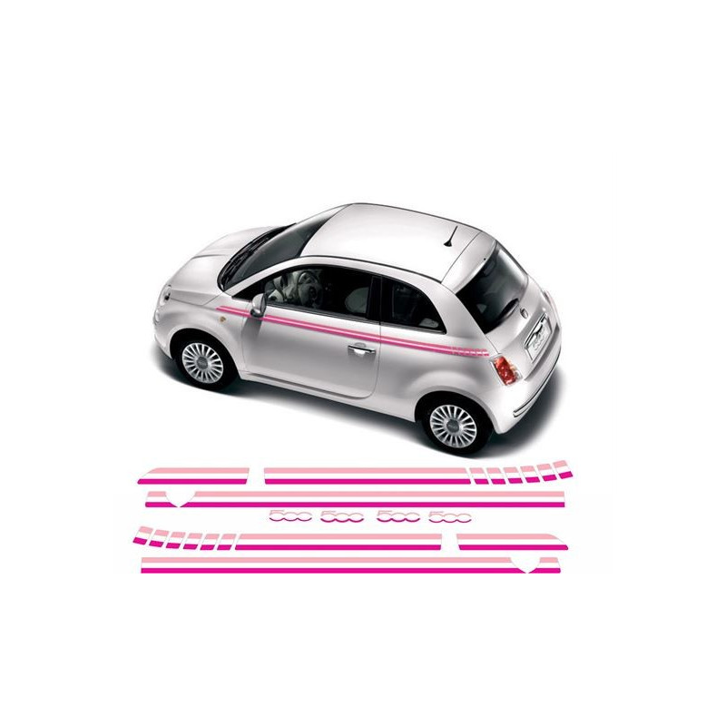 Fiat 500 ABARTH Stripes AUTOCOLLANT