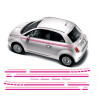 Fiat 500 ABARTH Stripes AUTOCOLLANT