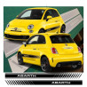 Fiat 500-595 ABARTH Stripes AUFKLEBER