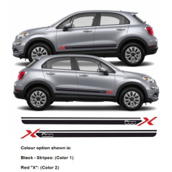 Fiat 500X ABARTH Stripes ADESIVI