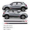 Fiat 500X ABARTH Stripes AUFKLEBER