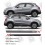 Fiat 500X ABARTH Stripes DECALS (Compatible Product)