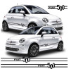 Fiat 500 ABARTH Stripes AUTOCOLLANT