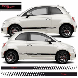 Fiat 500 sport Stripes DECALS