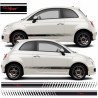 Fiat 500 sport Stripes AUFKLEBER