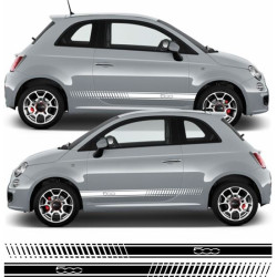 Fiat 500 ABARTH Stripes AUFKLEBER