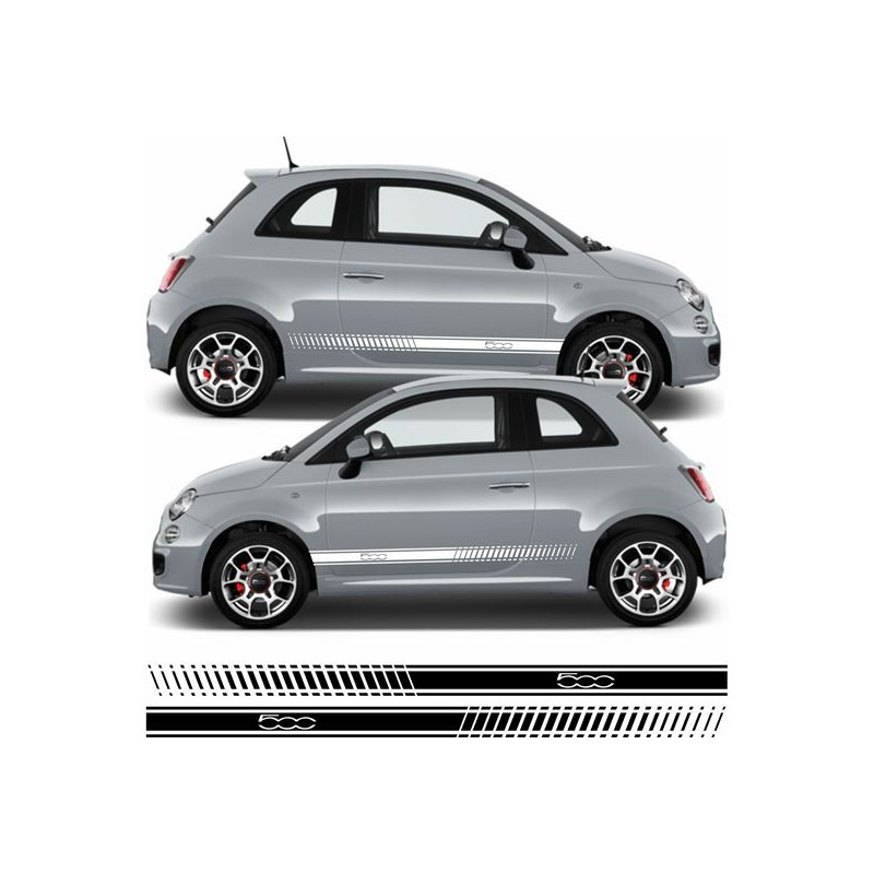 Fiat 500 ABARTH Stripes ADHESIVOS