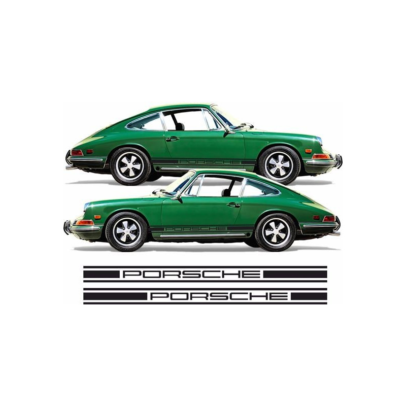 PORSCHE 911-911S-911T-911L Classic side Stripes AUFKLEBER