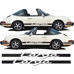 PORSCHE 911 TARGA CARRERA Classic side Stripes AUTOCOLLANT