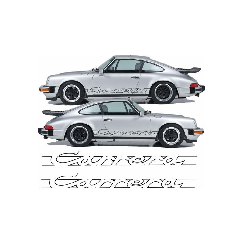 PORSCHE 911-930 CARRERA Classic side Stripes AUTOCOLLANT