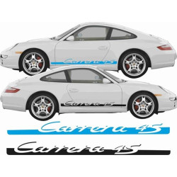 PORSCHE 911-996 Carrera 4S side Stripes AUFKLEBER