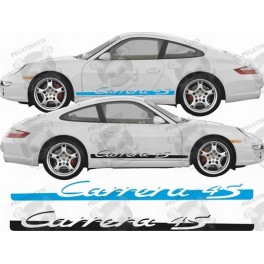 PORSCHE 911-996 Carrera 4S side Stripes DECALS