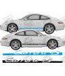 PORSCHE 911-996 Carrera 4S side Stripes DECALS