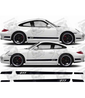 Porsche 911-997 side Stripes STICKER (Compatible Product)