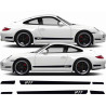 Porsche 911-997 side Stripes DECALS