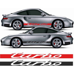Porsche 911 / S / 996 turbo side Stripes AUTOCOLLANT