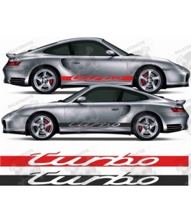 Porsche 911 / S / 996 turbo side Stripes DECALS (Compatible Product)