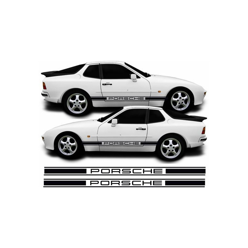 Porsche 944-924 side Stripes AUTOCOLLANT