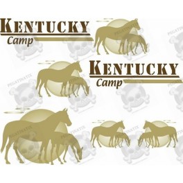 Caravan Kentucky Camp Design panel Decals
