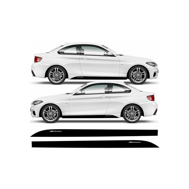 BMW 2 Series F22-F23 M sport Side Stripes AUTOCOLLANT