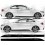 BMW 2 Series F22-F23 M sport Side Stripes Stickers (Compatible Product)