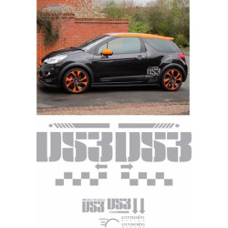 Citroen DS3 Racing Side Stripes AUTOCOLLANT