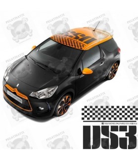 Citroen DS3 Racing Stickers (Compatible Product)