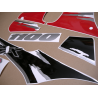 SUZUKI GSX-R 1100 YEAR 1993 RED BLACK ADESIVI