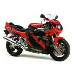 SUZUKI GSX-R 1100 YEAR 1993 RED BLACK ADESIVI