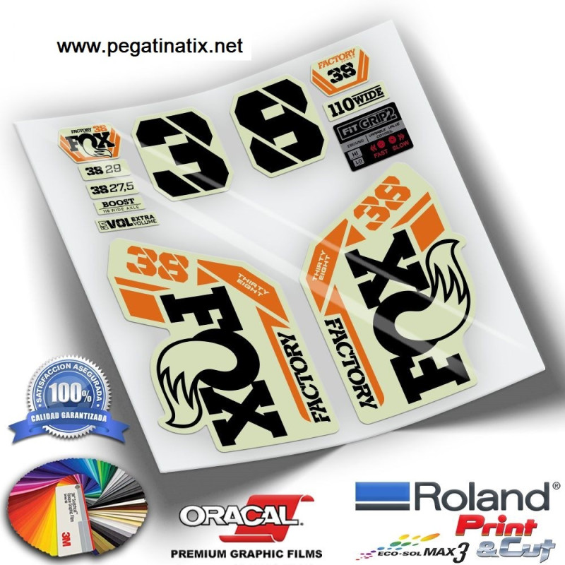 AUTOCOLLANT FOX 38 FACTORY 2021 WP330