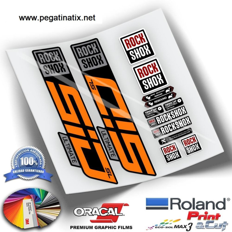AUTOCOLLANT ROCKSHOX SID ULTIMATE SL BICOLOR WP337