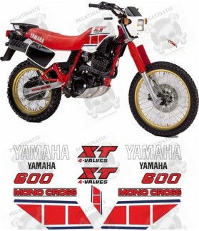 Yamaha XT600 YEAR 1984-1989 STICKERS (Produit compatible)