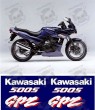 KAWASAKI GPZ-500S YEAR 1996 STICKERS