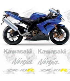 Kawasaki ZX -10R Ninja YEAR 2004-2005 STICKERS (Compatible Product)