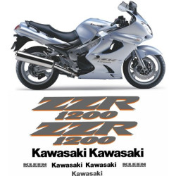 Kawasaki ZZR 1200 ZZ-R YEAR 2004 ADESIVOS