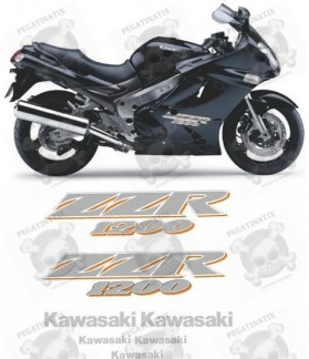 Kawasaki ZZR 1200 ZZ-R YEAR 2004 STICKERS (Compatible Product)