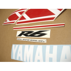 YAMAHA YZF R6 YEAR 2006-2007 50TH ANNIVERSARY ADESIVI