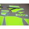 YAMAHA YZF R6 YEAR 1999-2002 NEON YELLOW AUFKLEBER