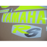 YAMAHA YZF R6 YEAR 1999-2002 NEON YELLOW AUFKLEBER