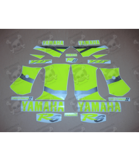 YAMAHA YZF R6 YEAR 1999-2002 NEON YELLOW DECALS (Compatible Product)