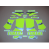 YAMAHA YZF R6 YEAR 1999-2002 NEON YELLOW DECALS