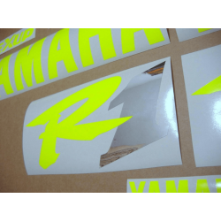 YAMAHA YZF R1 YEAR 1998-2001 NEON YELLOW AUFKLEBER