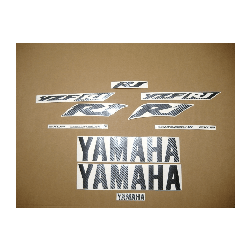 YAMAHA YZF-R1 YEAR 2002 CARBON AUFKLEBER