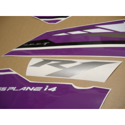YAMAHA YZF-R1 YEAR 2009-2014 PURPLE ADESIVI