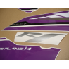 YAMAHA YZF-R1 YEAR 2009-2014 PURPLE DECALS