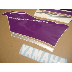YAMAHA YZF-R1 YEAR 2009-2014 PURPLE DECALS