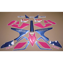 AUTOCOLLANT YAMAHA YZF 750R YEAR 1993 WHITE/PINK/BLUE
